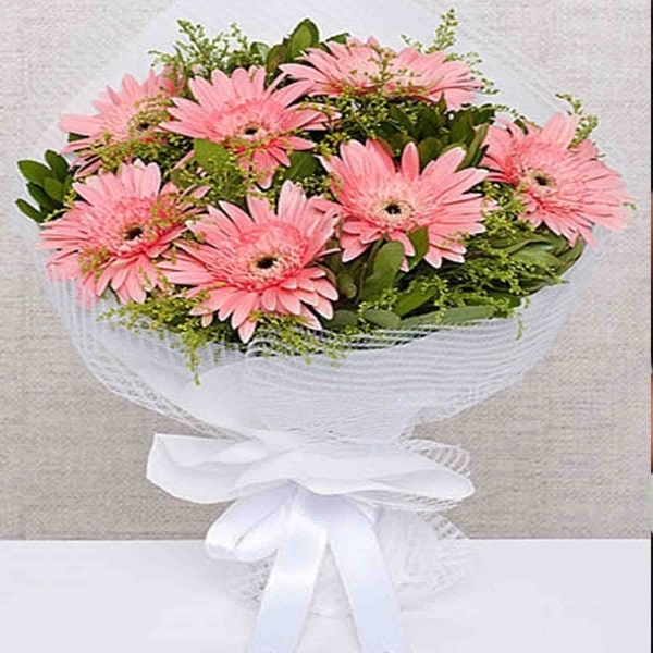 Pembe Gerbera Buketi